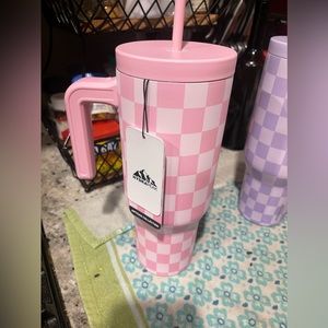 Pink Checkered Hydrapeak 40 oz